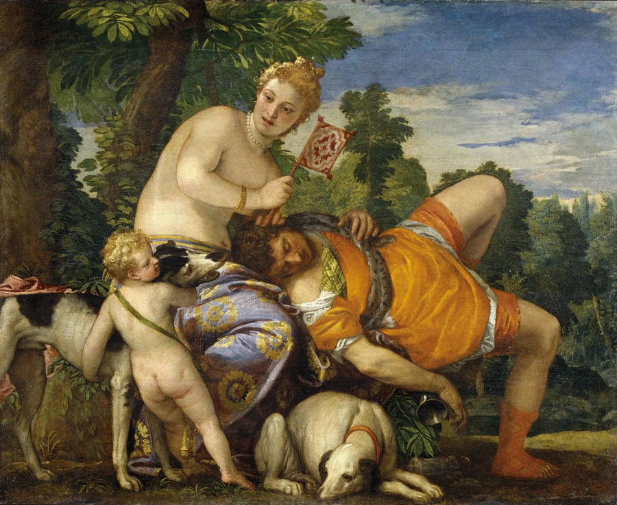 Venus og Adonis - Paul Véronèse