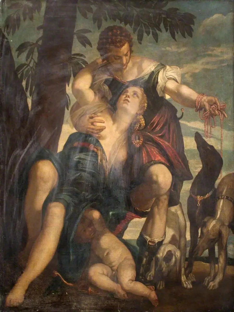 Venus og Adonis - Paul Véronèse