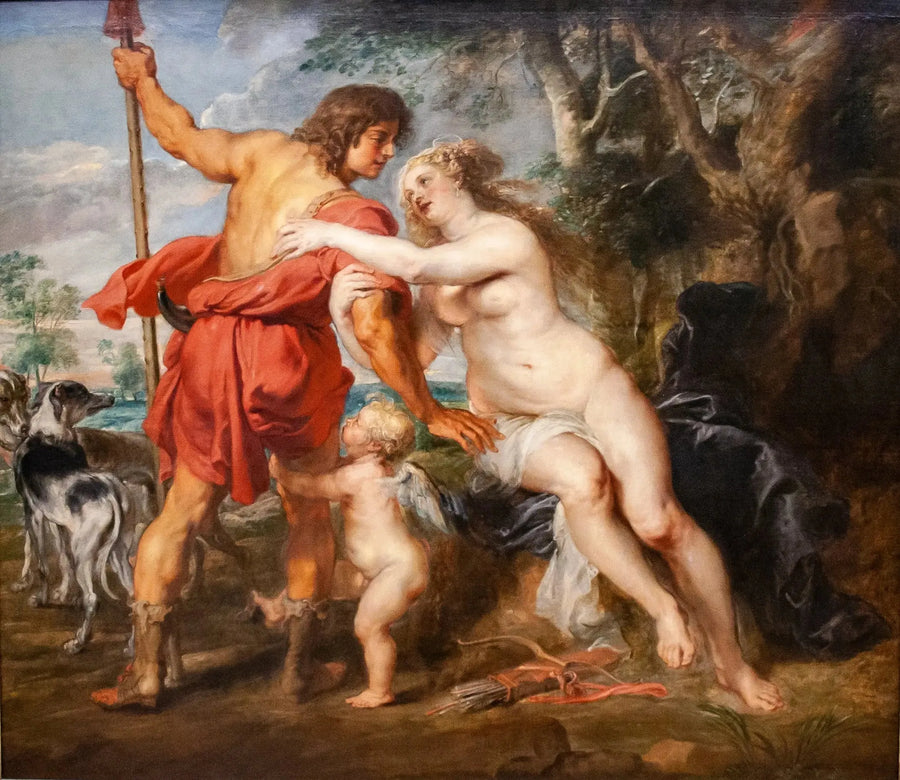 Venus og Adonis - Peter Paul Rubens