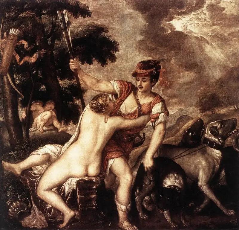 Venus og Adonis - Titian
