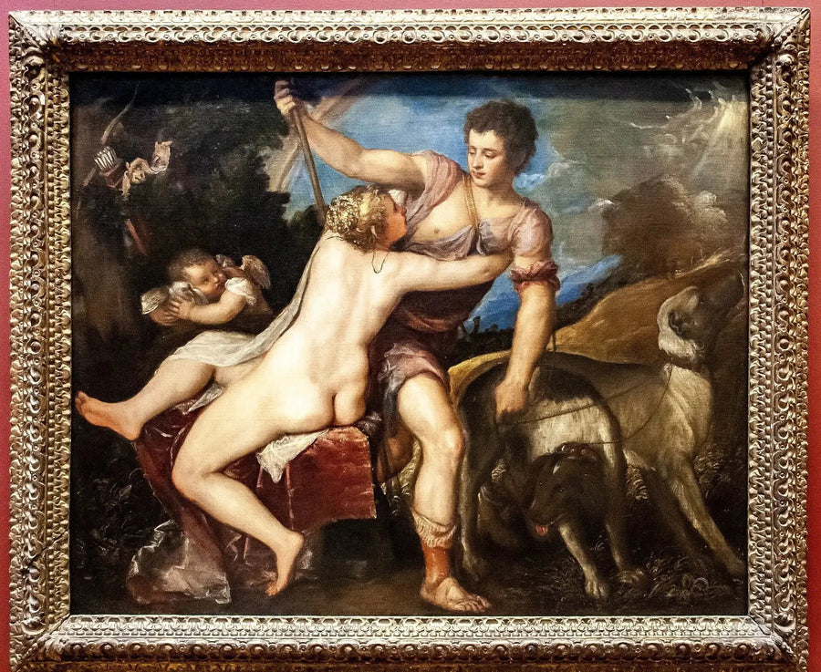 Venus og Adonis - Titian