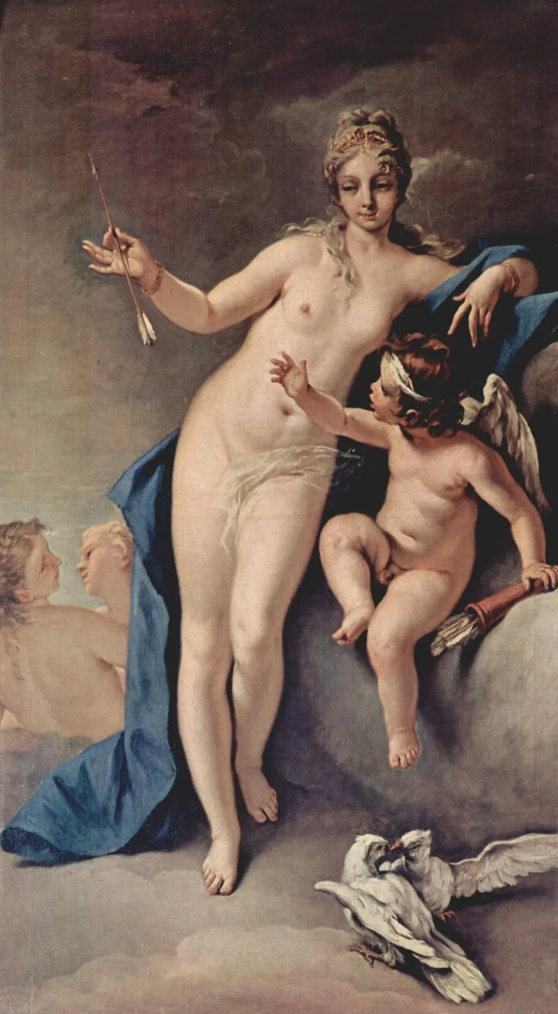 Venus og Kærlighed - Sebastiano Ricci