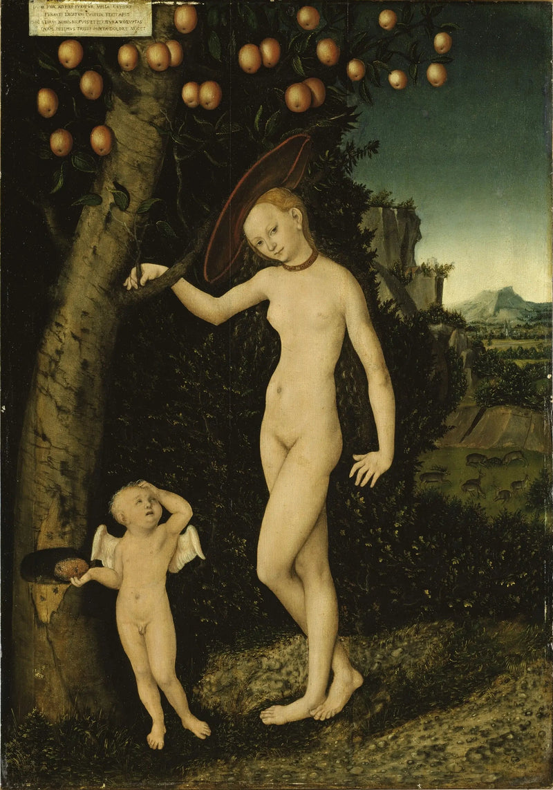 Venus og Amor som honningtyv - Lucas Cranach den Ældre