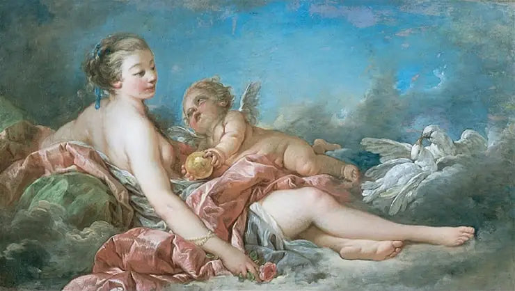 Venus og Amor - François Boucher