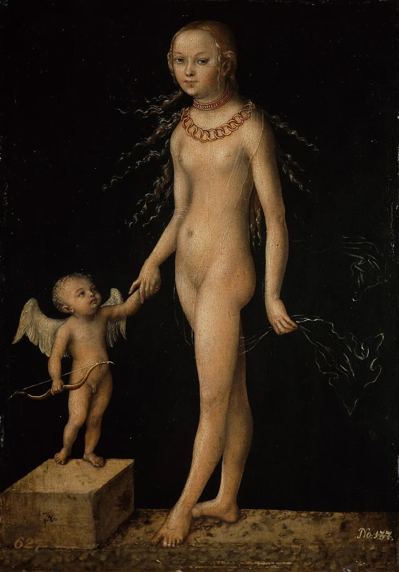 Venus og Amor - Lucas Cranach den Ældre