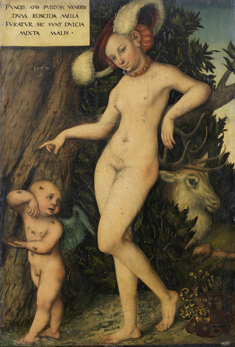 Venus og Amor - Lucas Cranach den Ældre