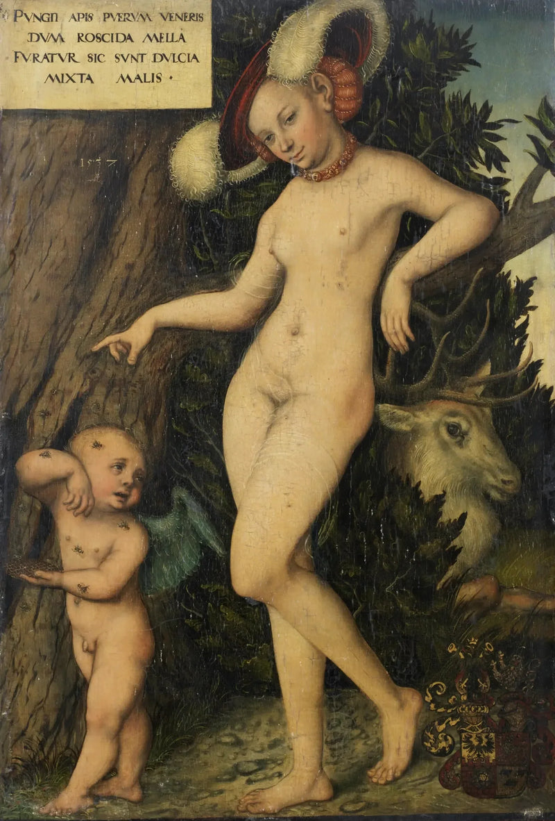 Venus og Amor - Lucas Cranach den Ældre