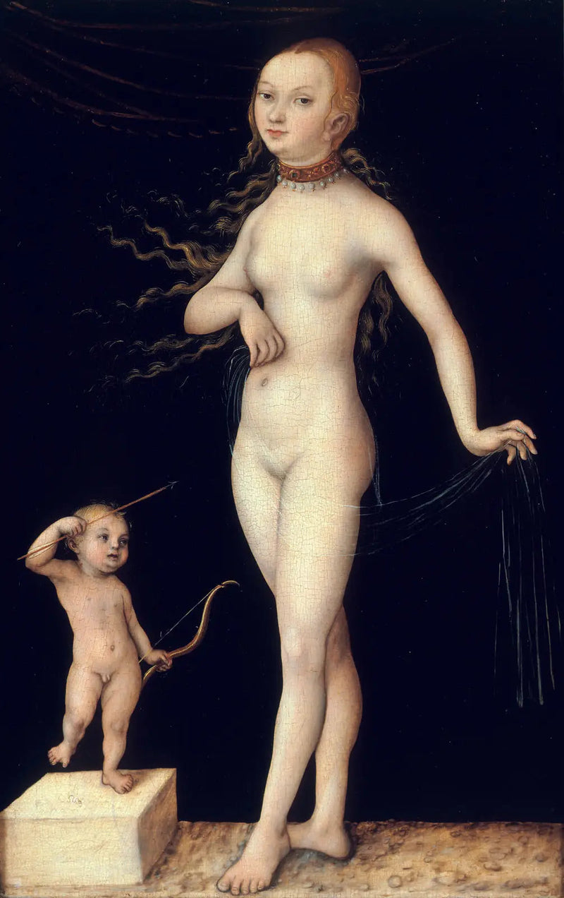 Venus og Amor - Lucas Cranach den Ældre