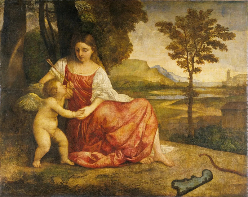 Venus og Cupido - Titian
