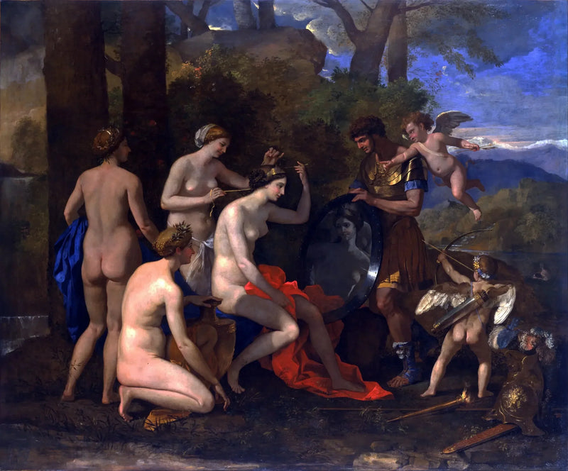 Venus og Mars - Nicolas Poussin