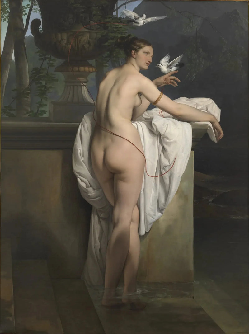Venus leger med to duer - Francesco Hayez