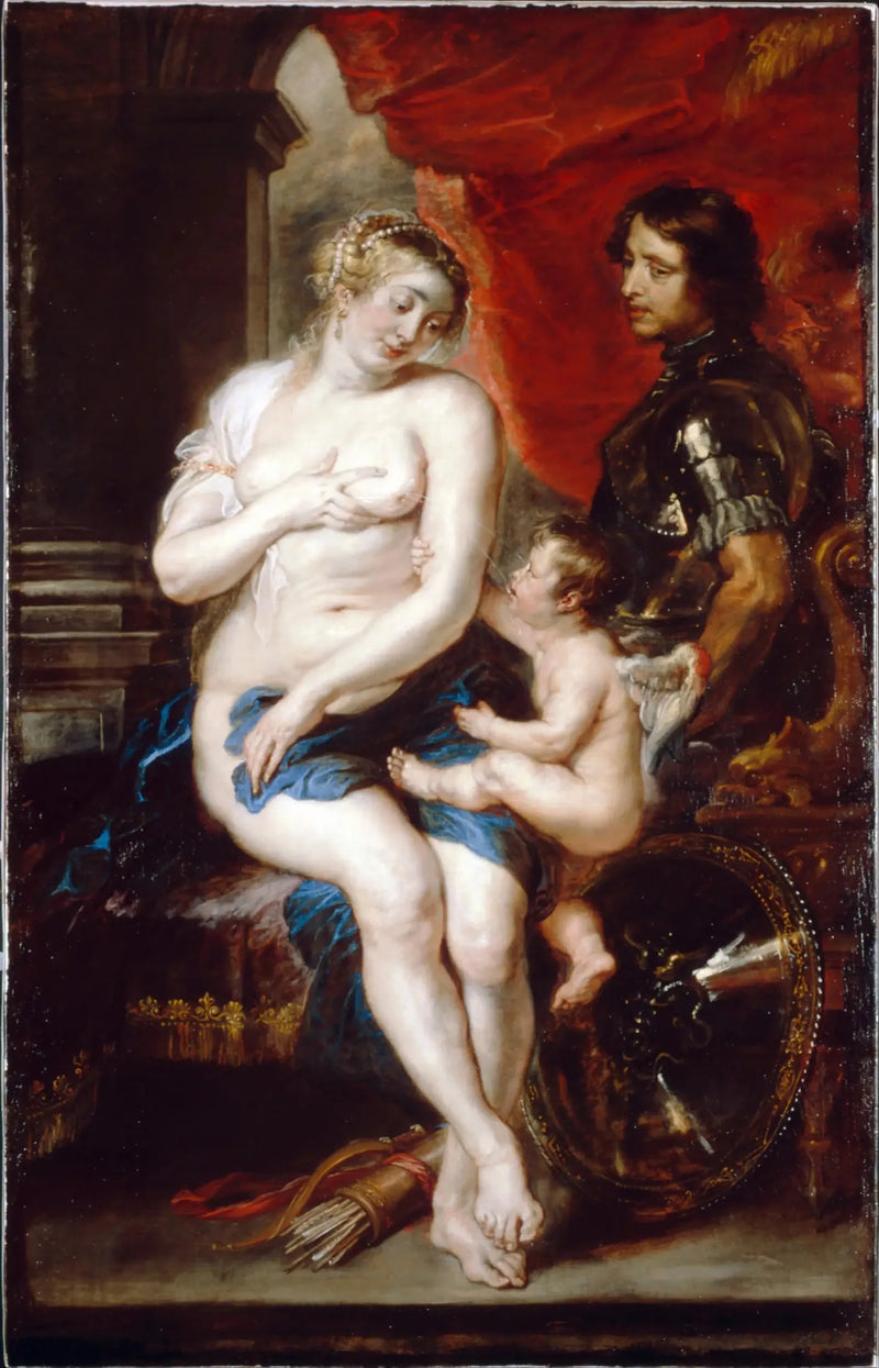 Venus, Mars og Cupidon - Peter Paul Rubens