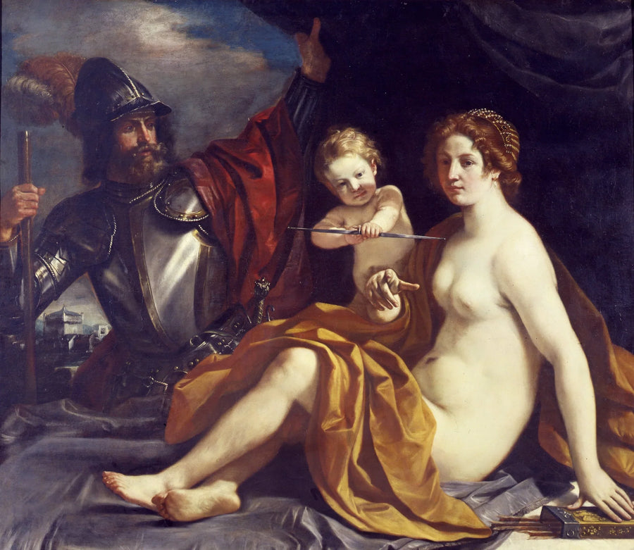 Venus, Mars og Kærlighed - Guercino