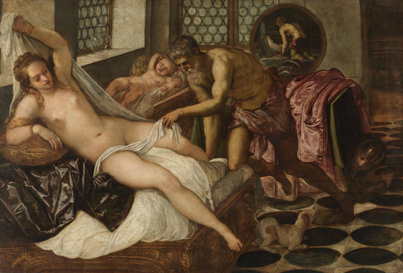 Venus, Mars og Vulcan - Jacopo Tintoretto