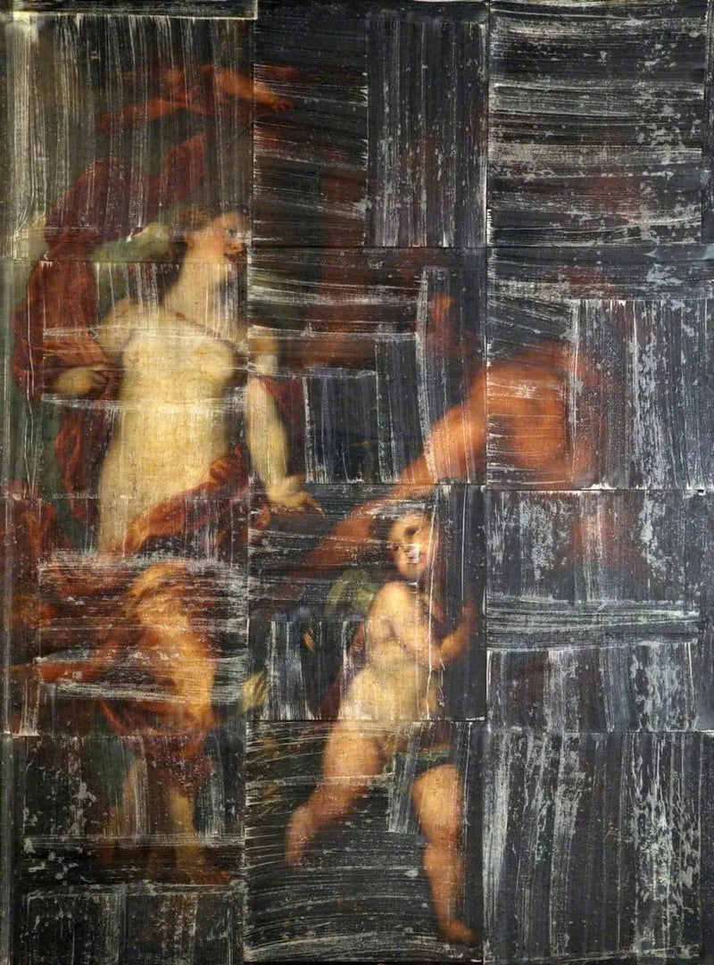 Venus bønnfalden Vulcan om at smede våben til Aeneas - Antoine van Dyck