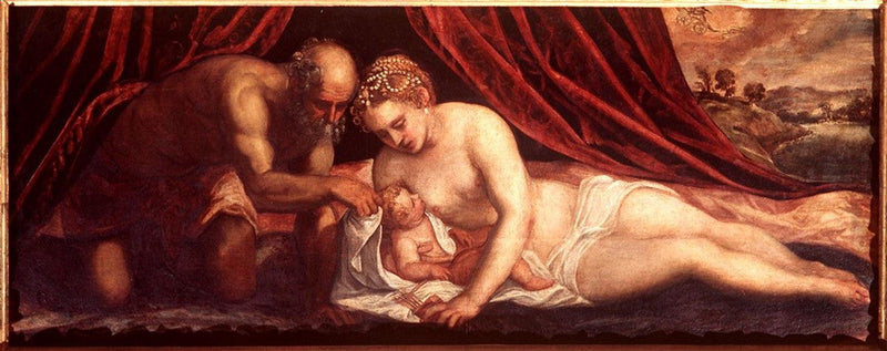 Venus, Vulcan og Cupid - Jacopo Tintoretto