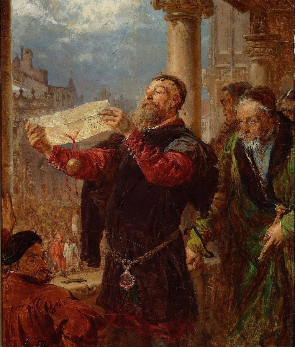 Verdict sur Matejko. - Jan Matejko image 1 reproduction de peinture à l’huile