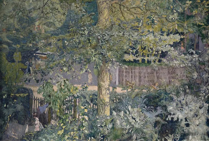 Verdure (Løvskov. Eg og frugtmand) - Édouard Vuillard