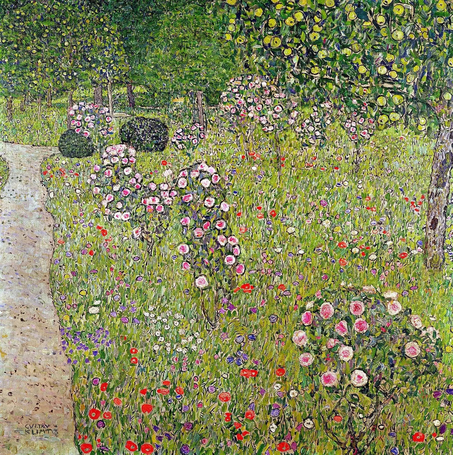 Have med roser - Gustav Klimt