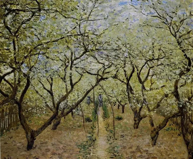 Frugthave i blomst - Claude Monet
