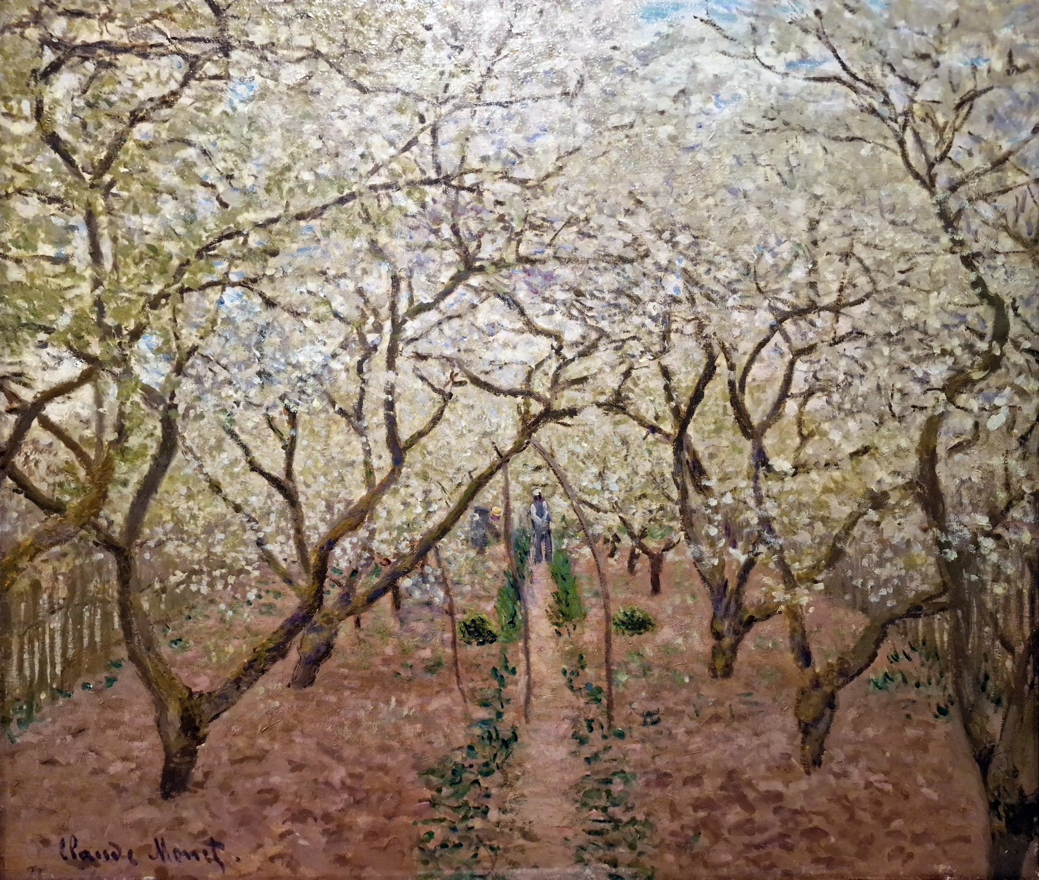Verger en fleurs à Vétheuil W521a par Claude Monet, Galerie nationale de Prague