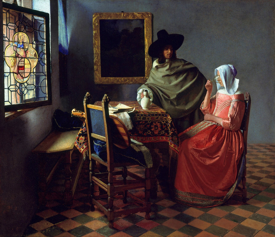 Vinglasset - Johannes Vermeer