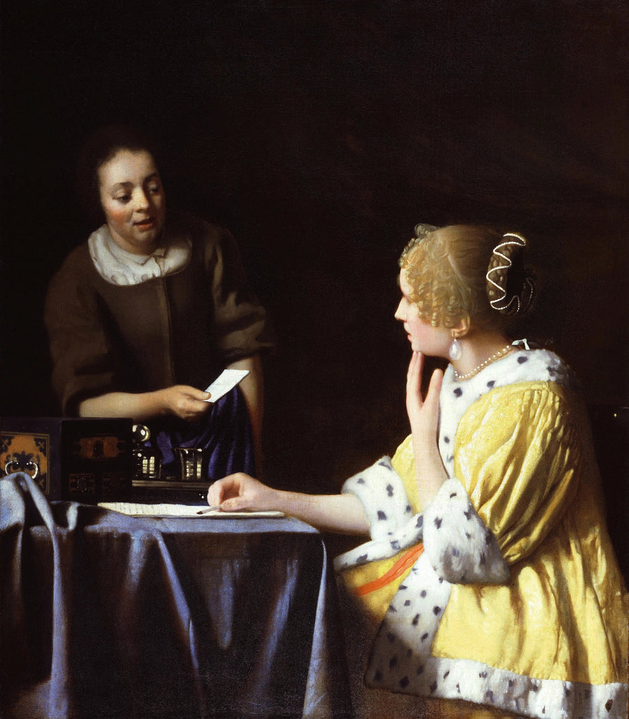 Konen og Tjenerinden - Johannes Vermeer