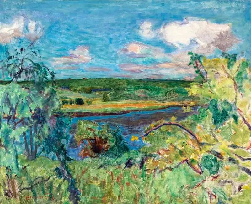 Vernonnet, landskab nær Giverny - Pierre Bonnard