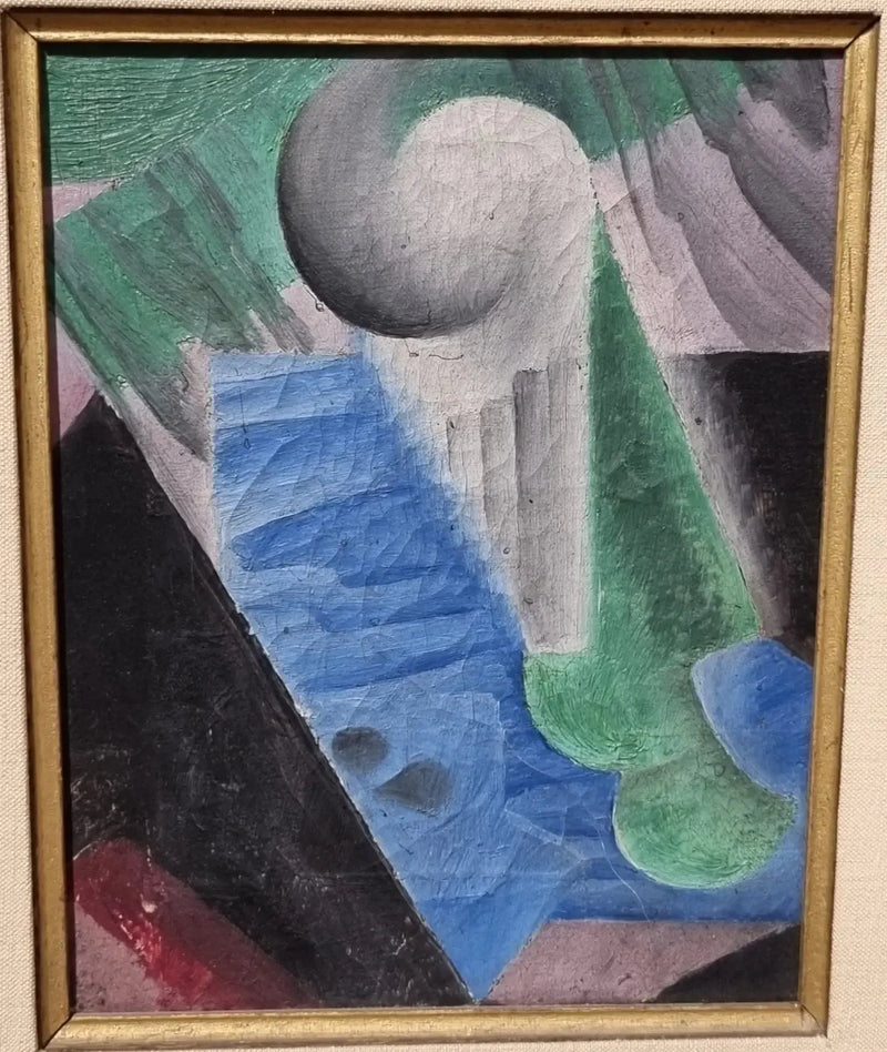 Ølglas og spillekort - Juan Gris