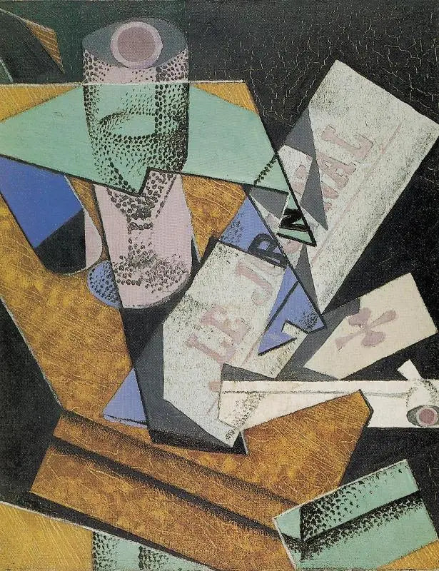 Glas og Avis - Juan Gris