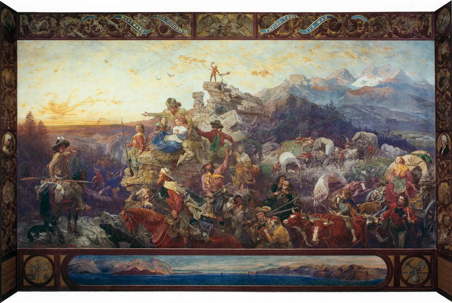 Mod vest, fortsætter imperiet sin vej - Emanuel Leutze