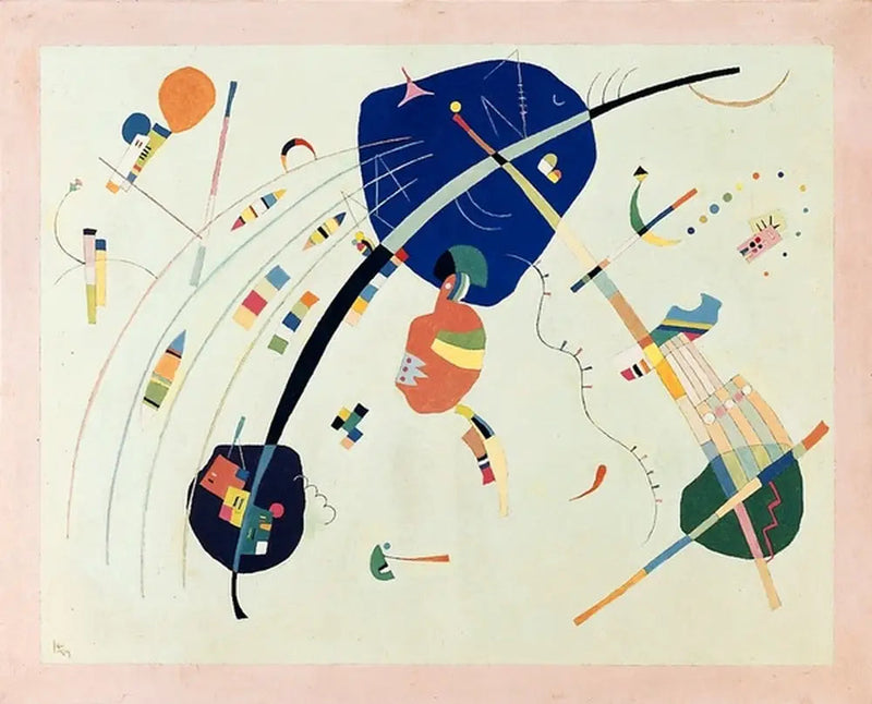 Mod den blå - Vassily Kandinsky