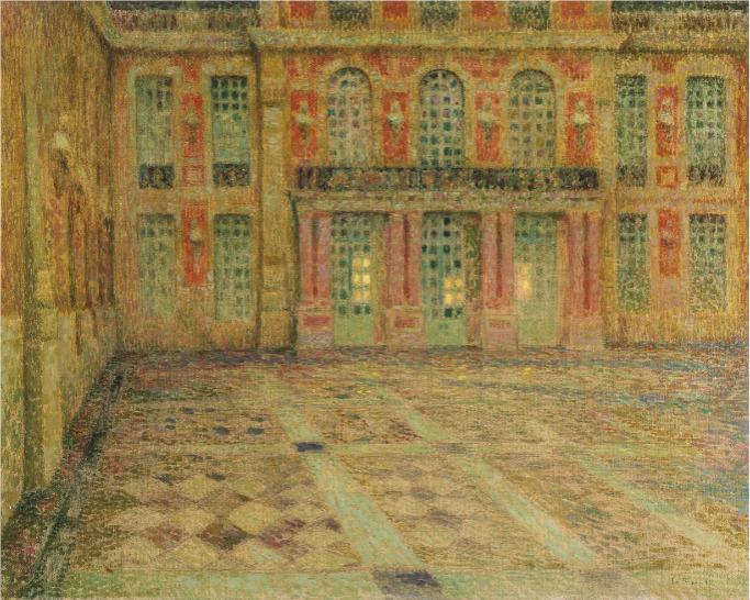 Versailles : Cour d'Honneur - Henri Le Sidaner