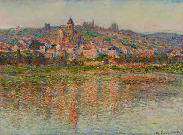 Vétheuil om sommeren - Claude Monet