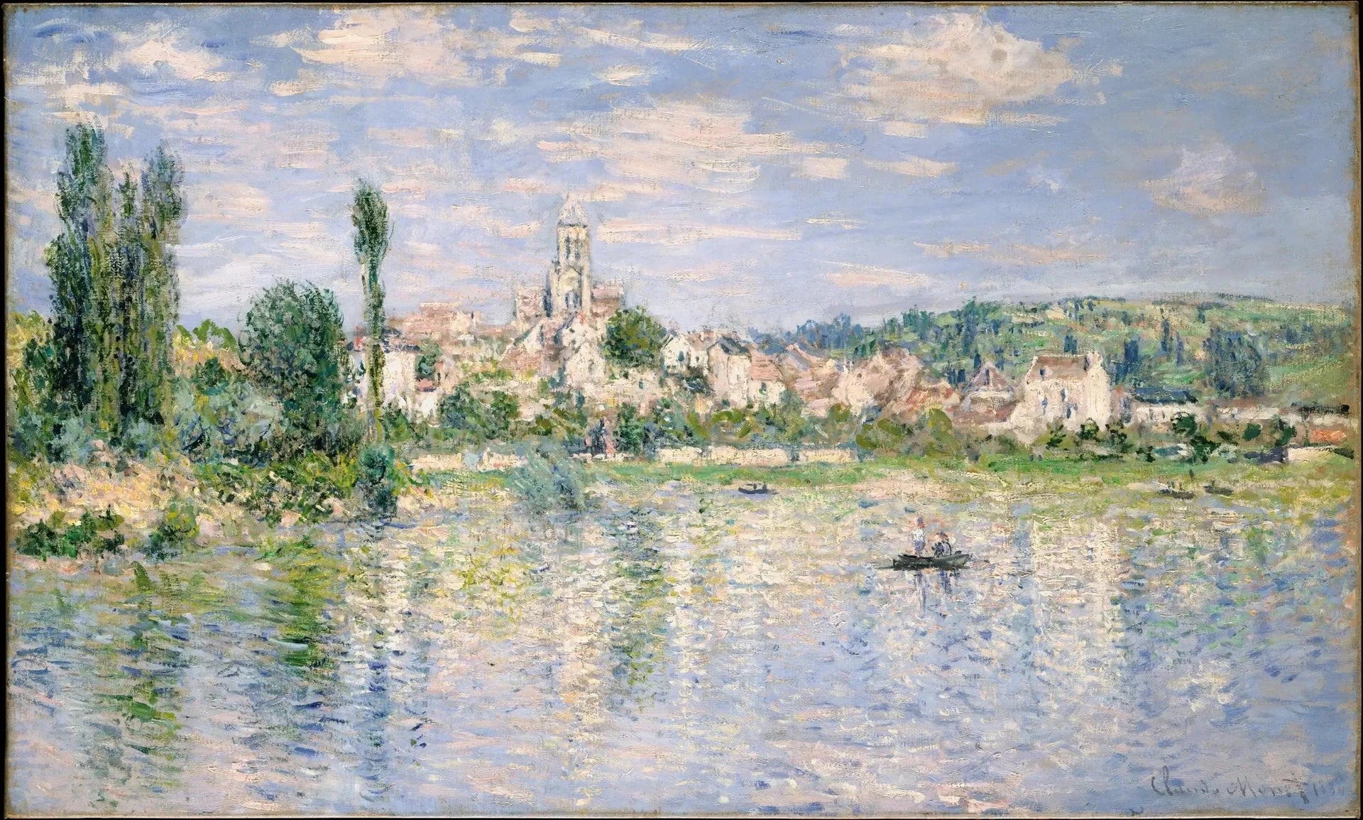 Vétheuil en été W605 par Claude Monet, Metropolitan Museum of Art
