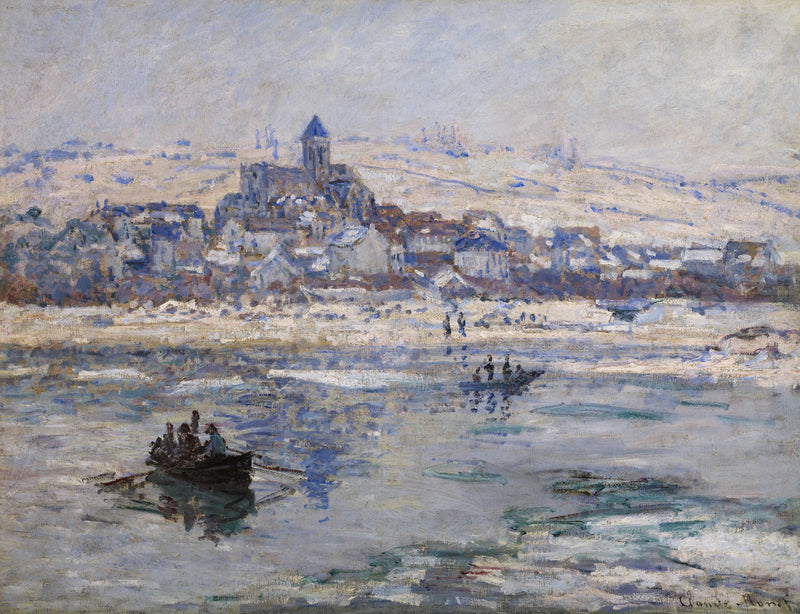 Vétheuil om vinteren W507 - Claude Monet
