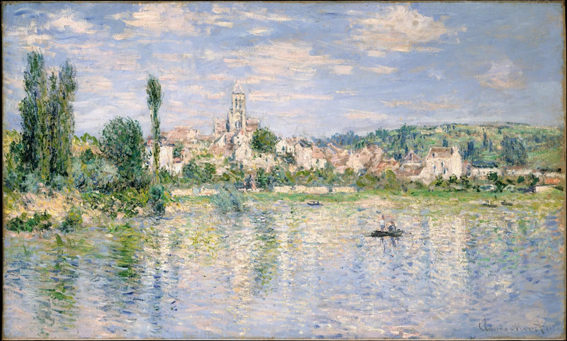 Vétheuil om sommeren - Claude Monet