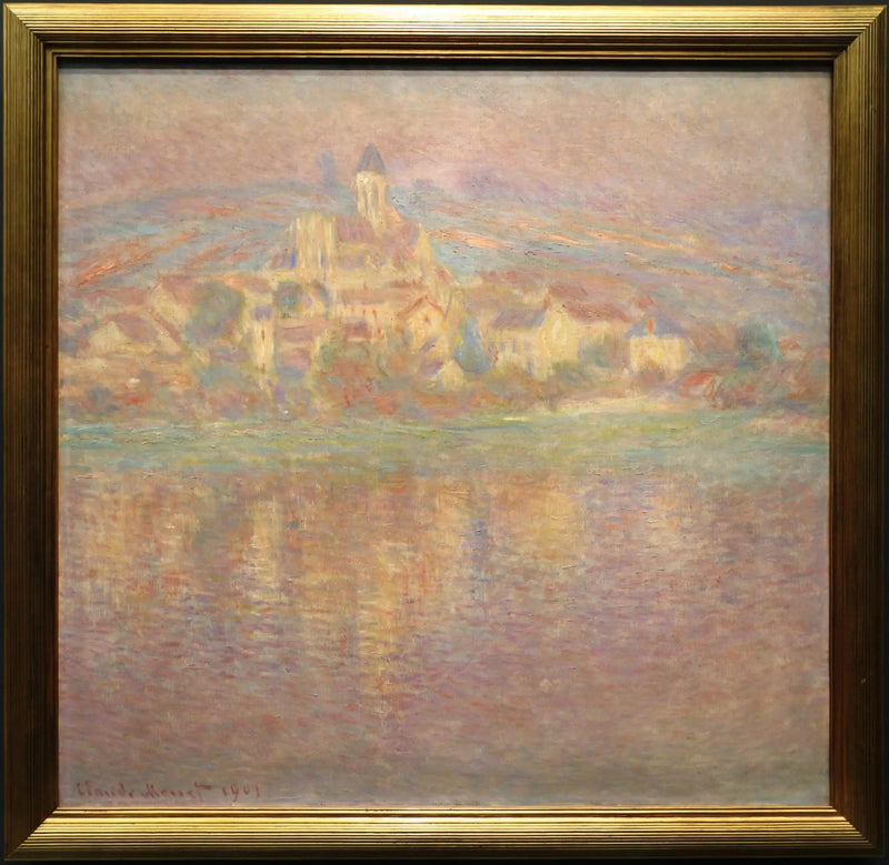 Vétheuil, solnedgang - Claude Monet