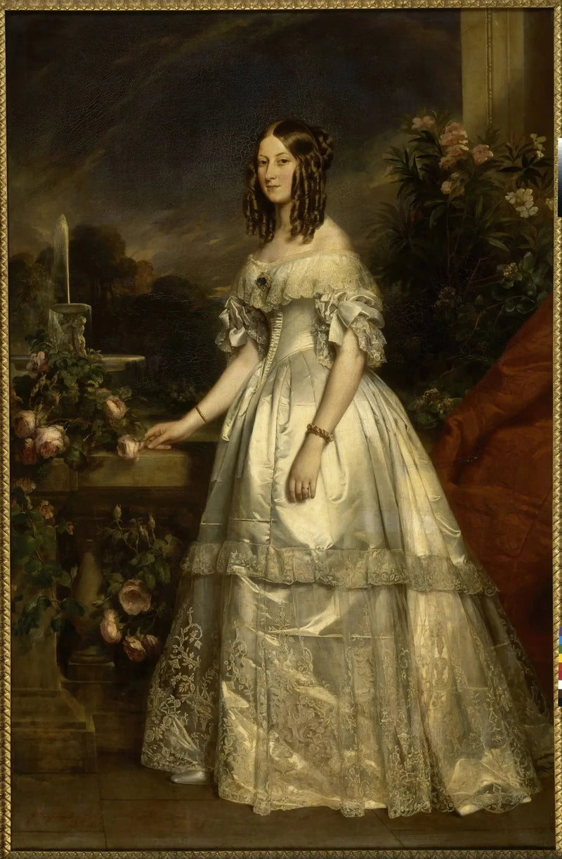 Victoire-Auguste-Antoinette de Saxe-Cobourg-Gotha, hertuginde af Nemours - Franz Xaver Winterhalter