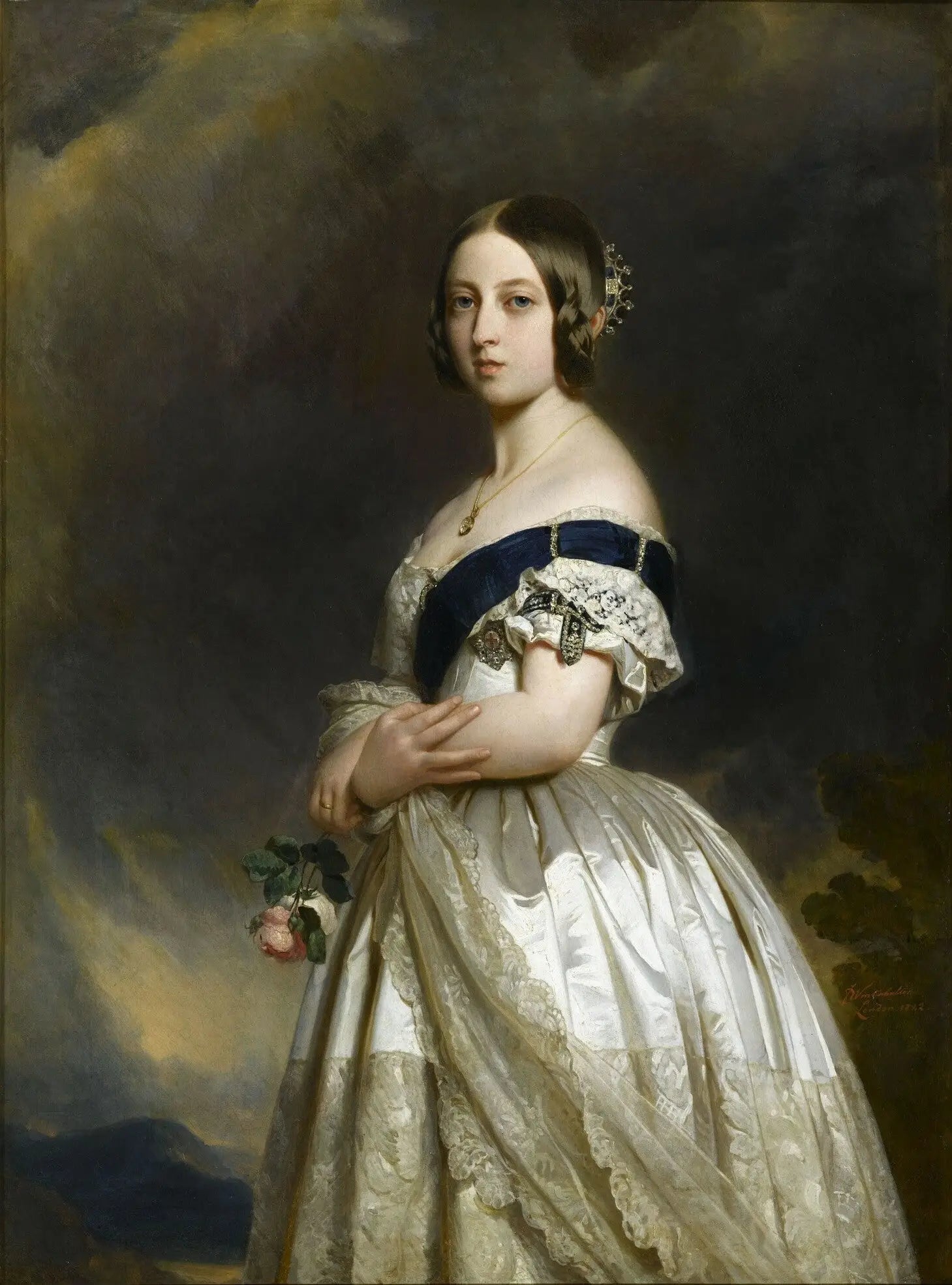 Victoria Ière reine de Grande Bretagne (1819-1901) - Franz Xaver Winterhalter - Alpha Reproduction