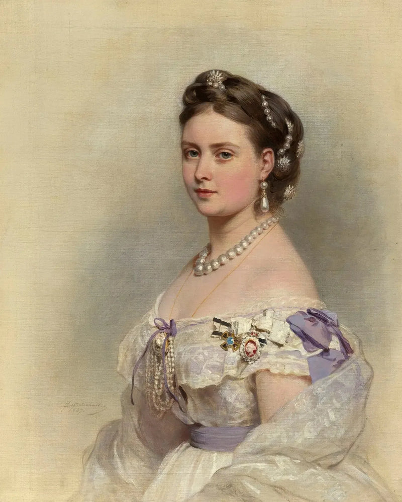 Victoria, prinsesse royale, arveprinsesse af Preussen (1840-1901) - Franz Xaver Winterhalter