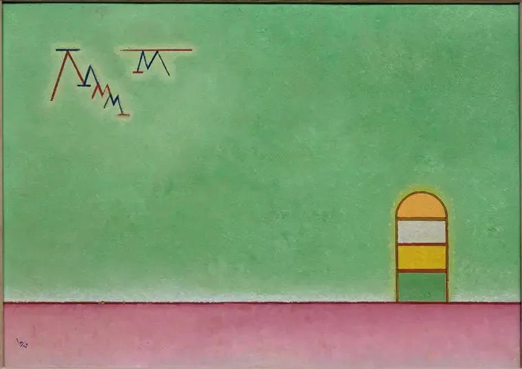 Grøn tomhed - Vassily Kandinsky