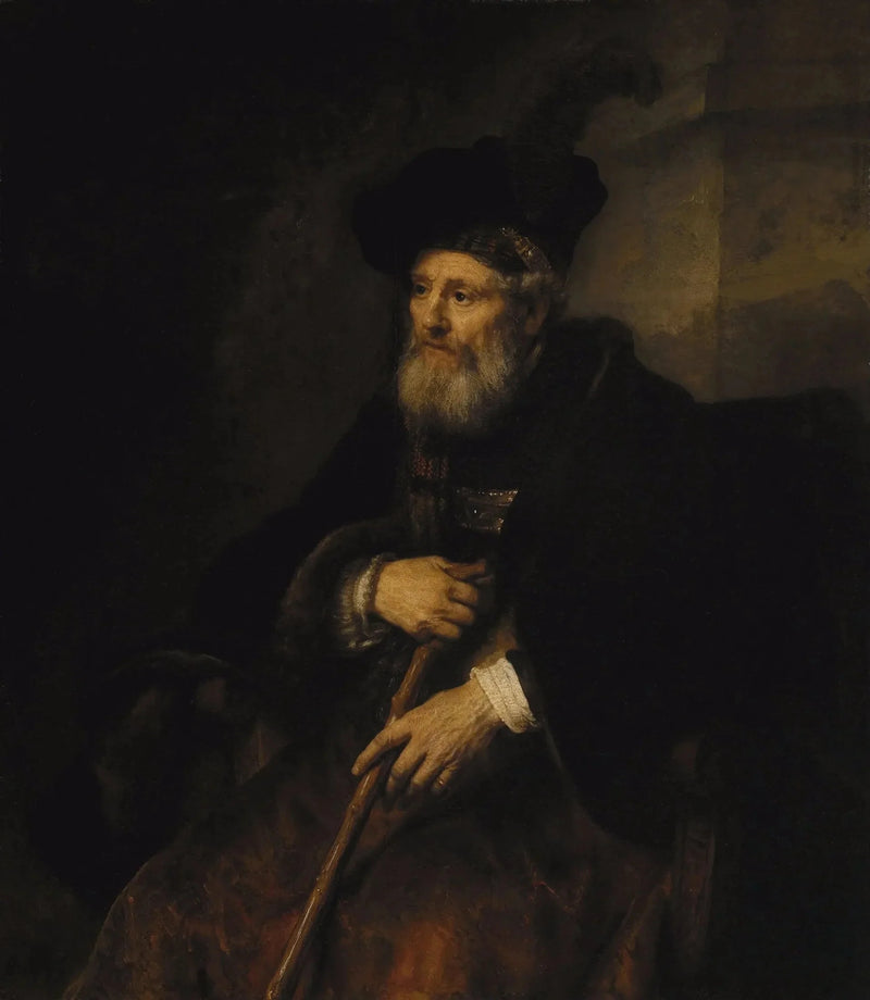 Portræt af en gammel mand - Rembrandt