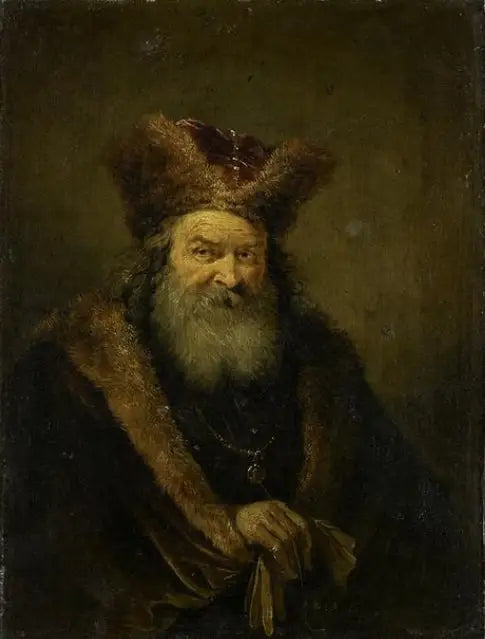 Ældre mand med pelsmuts - David Teniers den Yngre