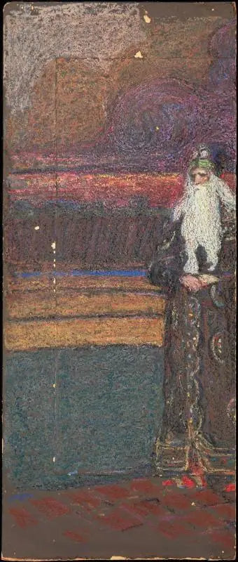 Skægget gammel mand - Vassily Kandinsky
