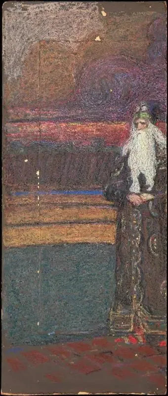 Skægget gammel mand - Vassily Kandinsky