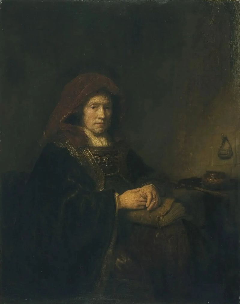Gamle kvinde med briller - Rembrandt