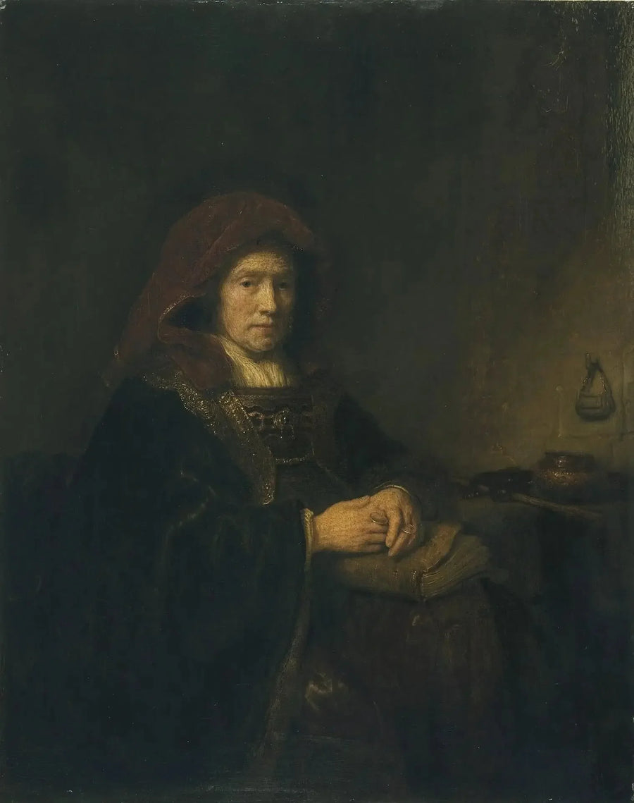 Gamle kvinde med briller - Rembrandt