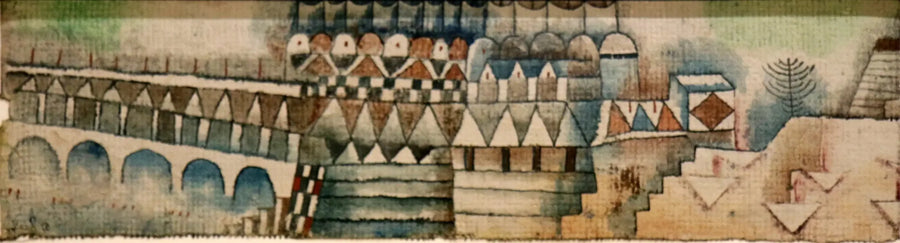 Gamle by og bro - Paul Klee