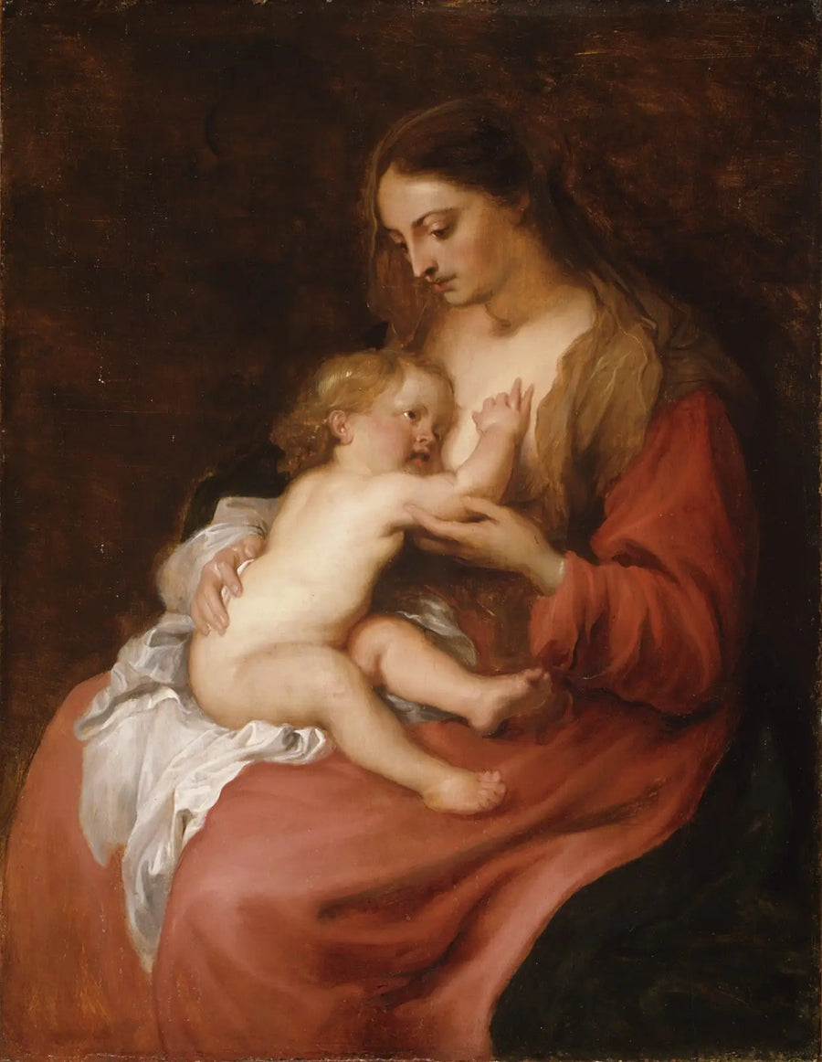 Jomfru med Barnet - Antoine van Dyck